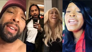 Celebrities do the #OldSchoolChallenge (Miguel, Keke Palmer, Tamar Braxton, DeRay Davis,)
