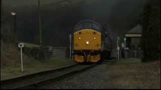 preview picture of video '37109, 37518 and 50015 in action on the East Lancs Railway. 03/03/13'