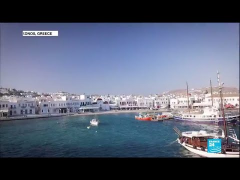 Deserted by tourists, Mykonos has little reason to party