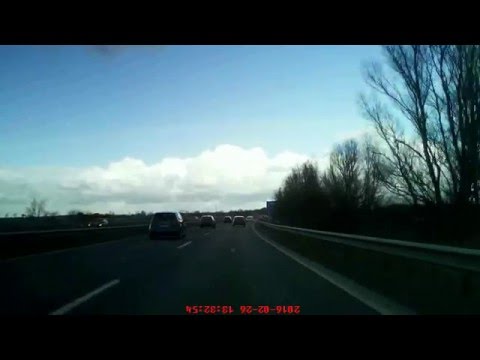 Autobahn 31 Emden Richtung Leer (von Emden-West nach Emden-Mitte)