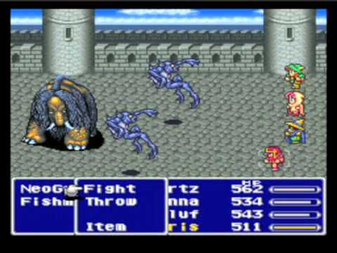 Let's Play Final Fantasy V, Part 22-Death Battle On the Big Bridge