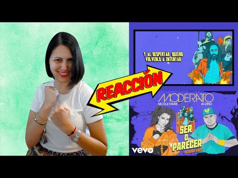 REACCIÓN a Moderatto con Aczino y Nicole Favre cantando Ser O Parecer de RBD