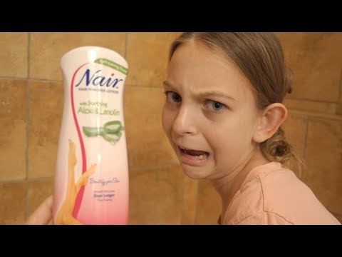 PRETEEN FIRST SHAVE | NAIR HAIR REMOVER LOTION REVIEW 