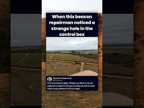 When this beacon repairman noticed a strange hole in the control box