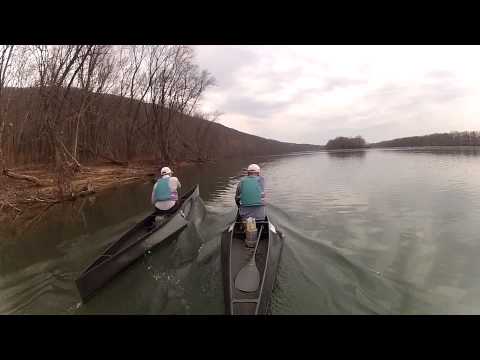Part 1 - C1 Canoe Workout, Steve Rankinen, Jeff Rankinen, 3/31/2013, Williamsport, PA