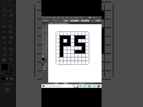 Any Logo Design in 1 minute by using Grid/Adobe Illustrator Tutorial
