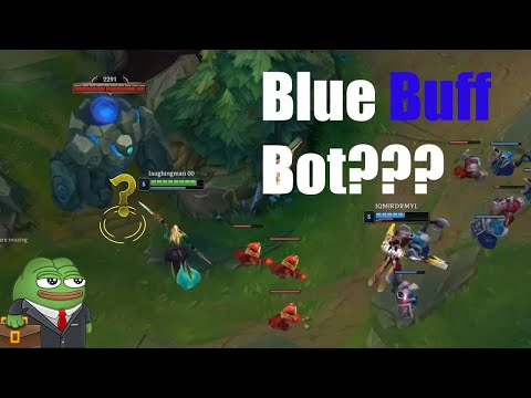 How to gank botlane as blue buff