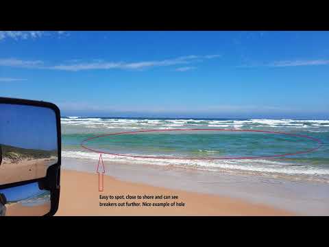 Reading the Beach Structure, How to Identify Gutters/Troughs, Entry/Exits & Holes for Beach Fishing