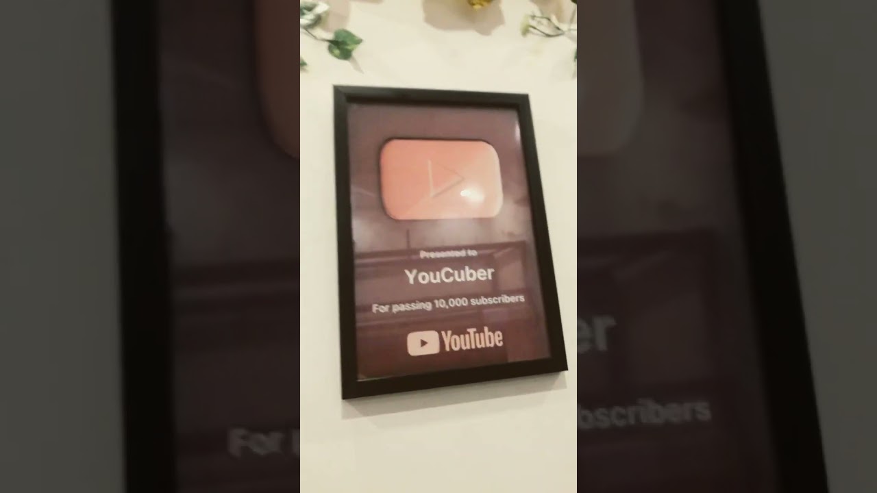 10k subscribers play button