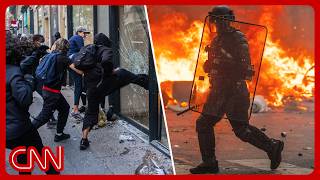 'A real escalation': France protests boil over into violent riots