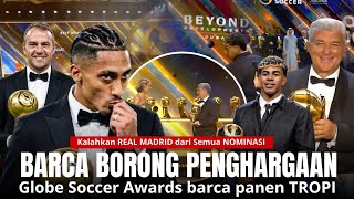 Download lagu BARCA PANIN TROPI DI GLOBE SOCCER AWARDS 🔴 Raphinha, Yamal, dan hansi flick kalahkan kandidat madrid mp3