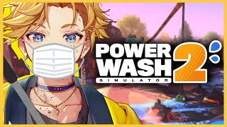 【POWERWASH SIMULATOR 2】Vtuber gets a job.【NIJISANJI EN | Yu Q. Wilson】
