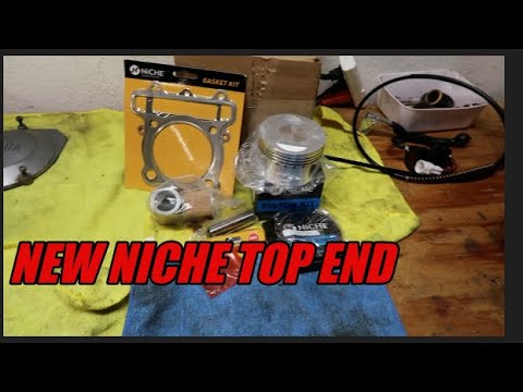 YAMAHA WARRIOR 350 PART 3 NICHE AMAZON PISTON INSTALL!