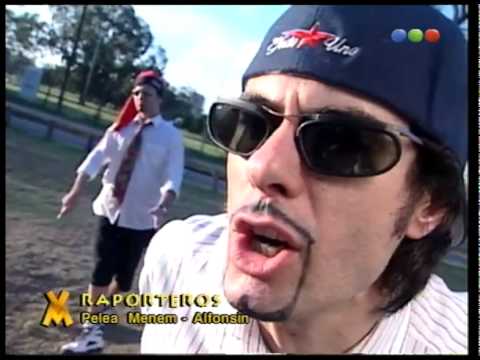Raporteros, Pelea Menem - Alfonsín - Videomatch 1997
