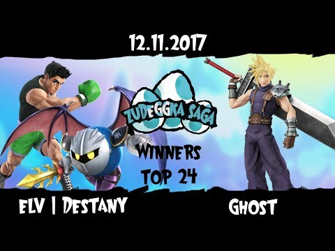Zudeggka Saga | ELV | Destany(Meta Knight, Little Mac) Vs.Ghost(Cloud) Winners Top 24
