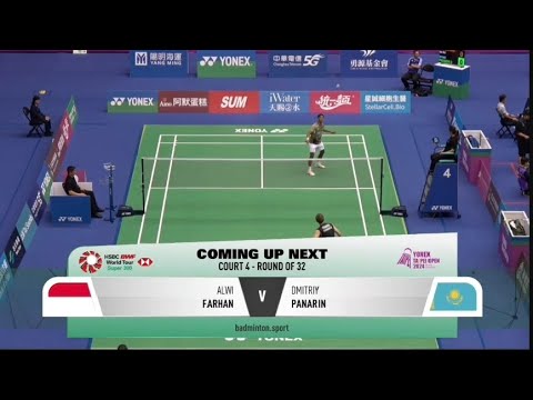 Alwi Farhan (INA) vs Dmitriy Panarin (KAZ) Yonex Taipei Open 2024 | Round of 32