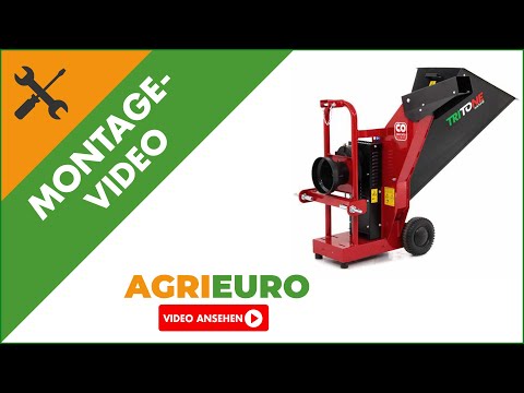 Funktionsvideo Gartenhäcksler mit Zapfwellenantrieb Ceccato Tritone Maxi PTO mit Dreipunktaufnahme