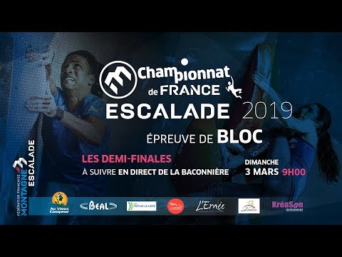 Championnat de France de bloc 2019 - Demi-finales - La Baconnière