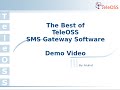 TeleOSS SMS Gateway Software - Best Features & Benefits by Aruhat (Play in 720p HD)