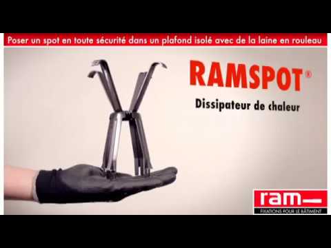 Embase seule - pour protecteur de spot - par 10 - Ramspot® RAM