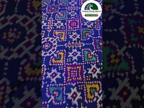 Single Ikat Patola Saree Selari Border and Voragaji Motifs
