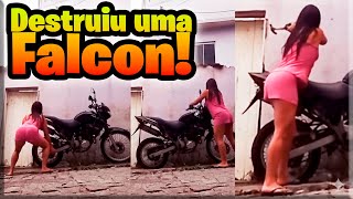 She Sent the Message and Destroyed the Guy's Falcon! What a mistake!