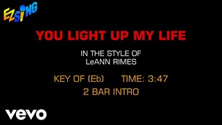 Download lagu LeAnn Rimes - You Light Up My Life (Karaoke EZ Sing) mp3