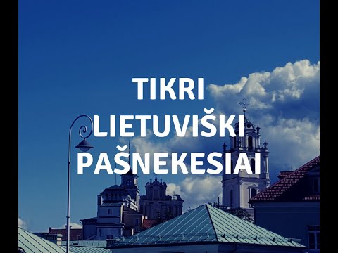 Intermediate Lithuanian course „Tikri lietuviški pašnekesiai“ - dialogue preview