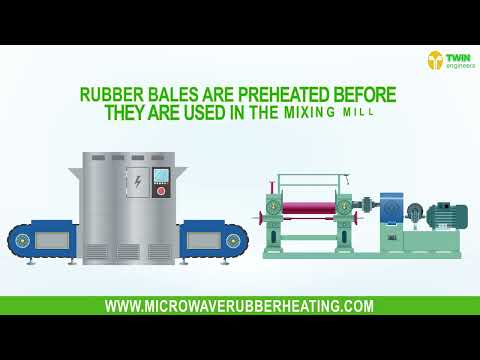 Microwave Preheating Of Natural Rubber Bales