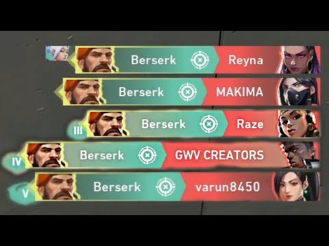 Prepare for Hellfire | Valorant, But only Brimstone Ult Kills | Berserk Gamer