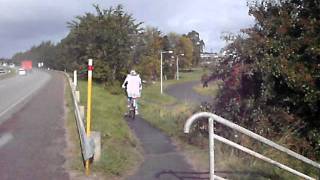 preview picture of video 'Genåbnet cykel  nedkørsel fra Brovej til Toftvej'