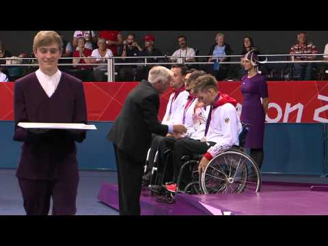 Table Tennis - Men's Team - Class 3 Victory Ceremony - London 2012 Paralympic Games