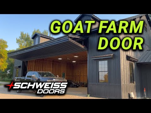 Bifold Door Tour - Goat Farm's New Shed Building