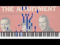 Charles Williams - Theme from "The Apartment" ("Jealous Lover") [Synthesia Piano Tutorial]
