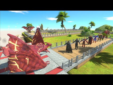 RODAN OASIS DEATH RUN - Animal Revolt Battle Simulator