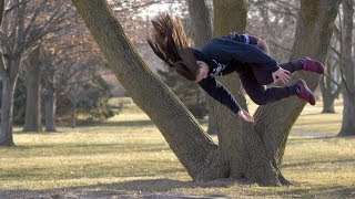 Girl Side Flip Progression | 1 Day