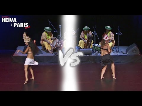 Finale Ori Vahine solo 1rst Duel - HEIVA i PARIS 2016 - Tahia vs Naja