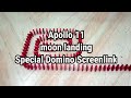 APOLLO 11 MOON LANDING DOMINO SCREEN LINK With 1 850 Dominoes L A1 Domino L Screen Link L Apollo 11