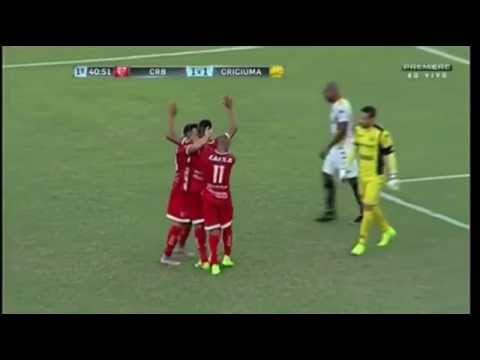 Gol de Zé Carlos,  CRB 3 x 1 Criciuma 15/08/2015, Brasileiro Série B 2015