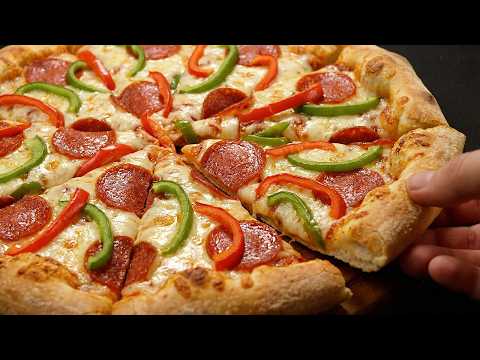 How to Make Perfect Pepperoni Pizza! Best Homemade Pizza Recipe You'll Ever Eat at Home!