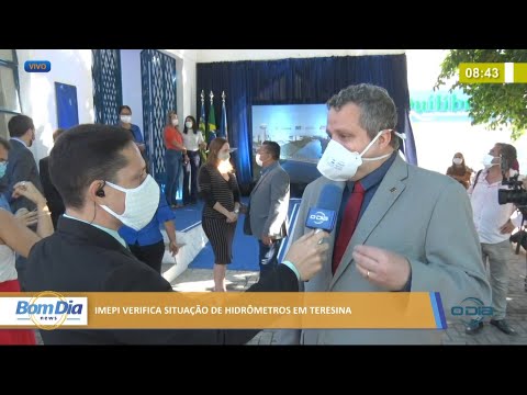 IMEPI verifica situação de hidrí´metros em Teresina 06 07 2021
