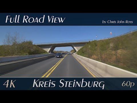 Heiligenstedten, Kreis Steinburg, Germany: Bundesstraße (B5) - 4K (UHD/2160p/60p)