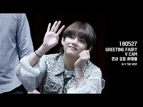 180527 알라딘 팬싸 방탄소년단 BTS 인사 요정 #태형 V FOCUS CAM