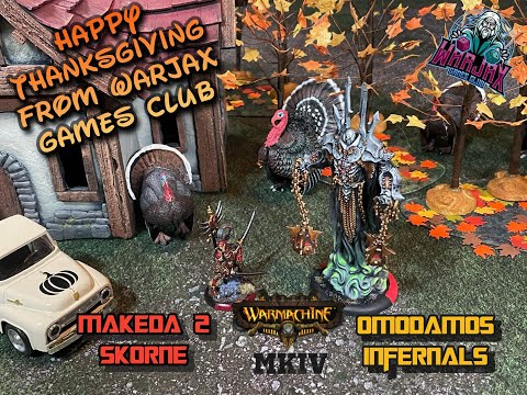 Warmachine 75pt MKIV Prime Battle Report - Skorne Makeda vs Infernals Omodamos