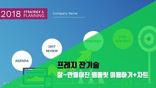 [프레지 넥스트07] 잔기술 템플릿 이용하기+차트사용법