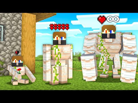 Life of an IRON GOLEM in Minecraft