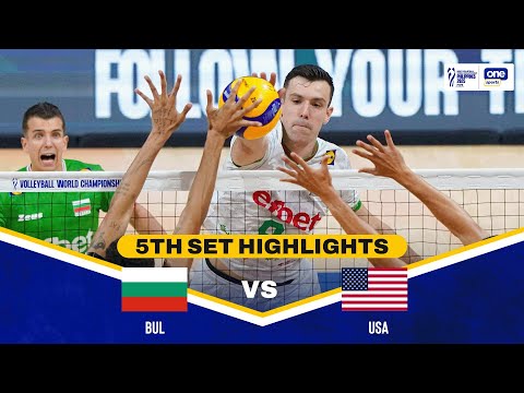 USA vs. BULGARIA | SET 5 HIGHLIGHTS | 2025 FIVB MEN'S VOLLEYBALL CHAMPIONSHIP | SEPT. 25