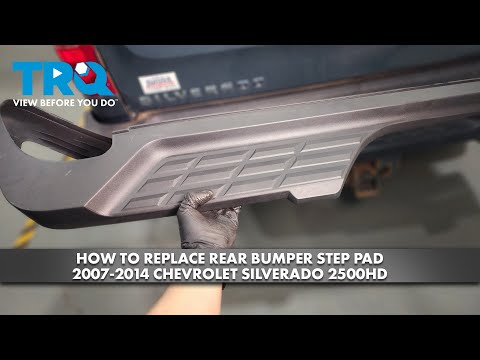 How to Replace Rear Bumper Step Pads 2007-2014 Chevrolet Silverado 2500 HD