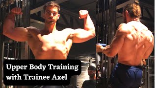 Upper Body Training with trainee Axel