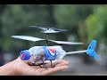 How To Make A Helicopter Flying Bottle Helicopter